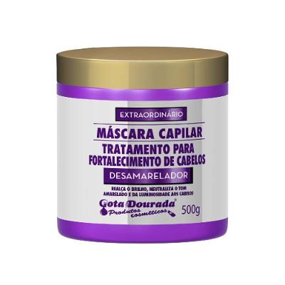 Máscara Capilar Gota Dourada Desamarelador 500g