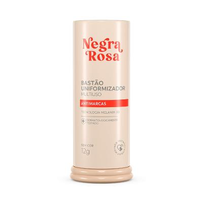 Bastão Uniformizador Facial Negra Rosa Antimarcas 12g