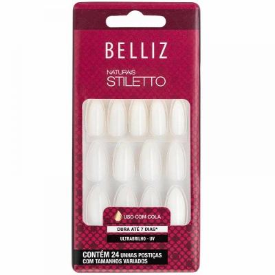Unhas Postiças Belliz Naturais Stilleto