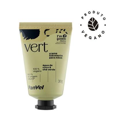 Creme Para Mãos Panvel Vert Água De Coco E Chá Verde 30g