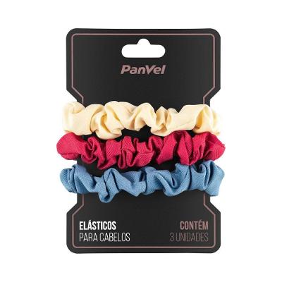 Trio De Scrunchies Coloridos Panvel Acessórios Glam23