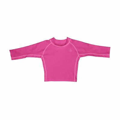 Camisa Iplay Fps50 Manga Longa Rosa Tam Gg (18- 24 Meses)