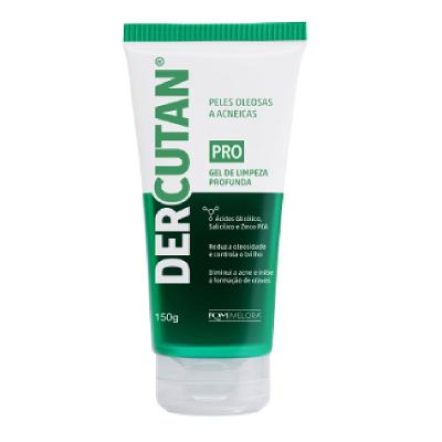 Gel De Limpeza Facial Dercutan Pro 150g
