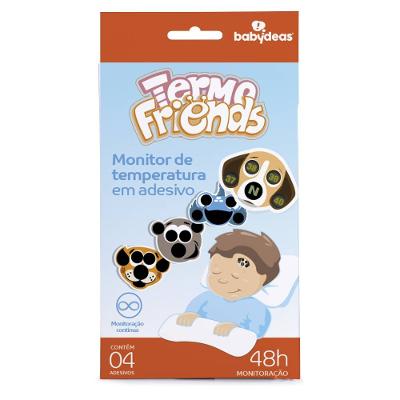 Adesivo Monitor De Febre E Temperatura Termofriends Com 4 Unidades