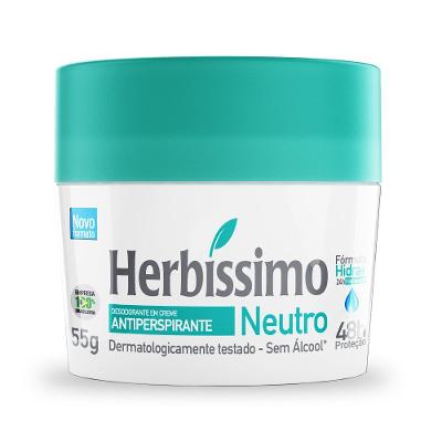 Desodorante Em Creme Herbíssimo Neutro 55g
