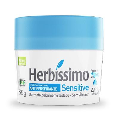 Desodorante Em Creme Herbíssimo Sensitive 55g