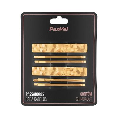 Passador De Metal Texturizado 6un Panvel Acessórios Inv23