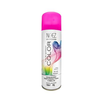 Neez Hair Spray Color Maquiagem Capilar Temporária Rosa 150ml