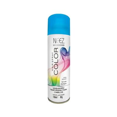 Neez Hair Spray Color Maquiagem Capilar Temporária Azul 150ml