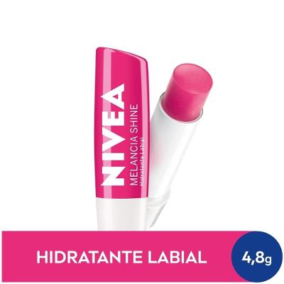 Hidratante Labial Nivea Melancia Shine Hidratação Profunda 4,8g