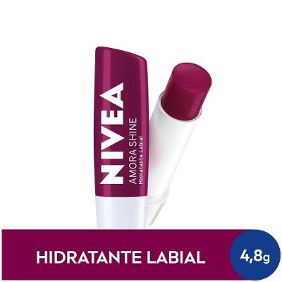Hidratante Labial Nivea Amora Shine Hidratação Profunda 4,8g