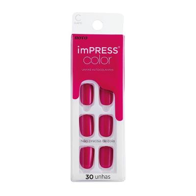 Unhas Postiças Kiss New York Kny Impress Color Orchid Festival