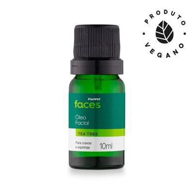 Óleo Facial Para Cravos E Espinhas Panvel Faces Tea Tree 10ml