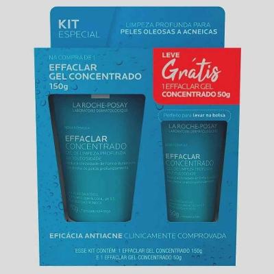 Kit Gel De Limpeza La Roche Posay Effaclar 150g Ganhe Gel De Limpeza 50g