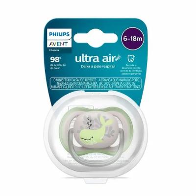 Chupeta Avent Ultra Air Verde 6-18 Meses