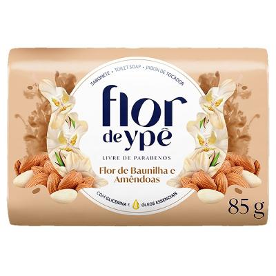 Sabonete Em Barra Ypê Flor De Baunilha E Amêndoas 85g