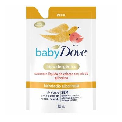 Sabonete Líquido Hidratação Glicerinada Baby Dove Refil 400ml