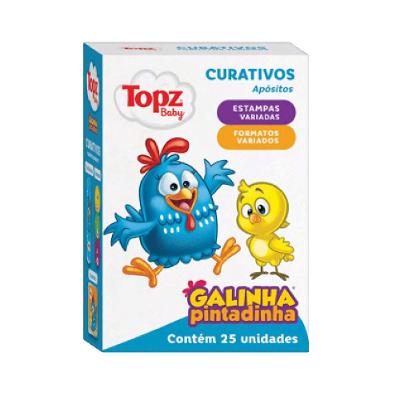 Curativo Galinha Pintadinha Topz Baby 25 Unidades