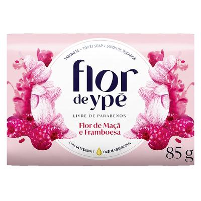 Sabonete Em Barra Ypê Flor De Maçã E Framboesa 85g