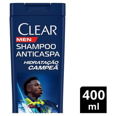Shampoo Anticaspa Clear Hidratação Campeã By Vini Jr 400ml