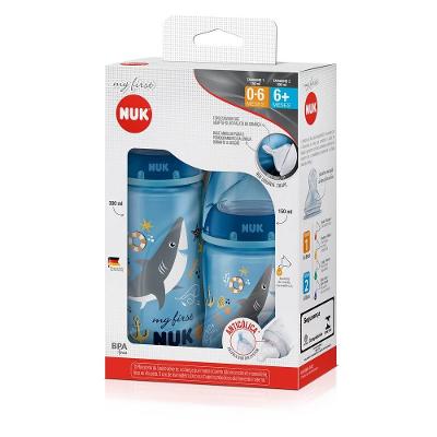Kit Mamadeira Nuk First Choice Azul 150ml