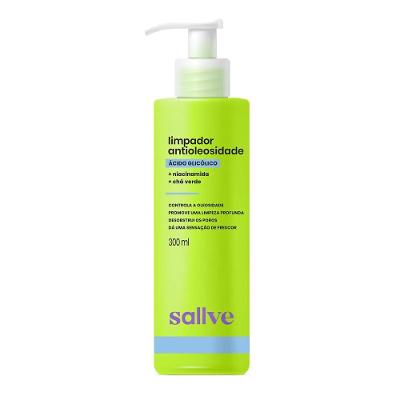 Limpador Facial Antioleosidade Sallve 300ml