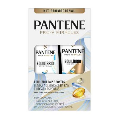 Kit Pantene Equilibrio Raiz E Pontas Shampoo 300ml+condicionador 150ml