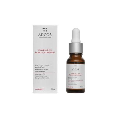 Sérum Facial Anti-idade Adcos Vitamina C 15 + Ácido Hialurônico 15ml