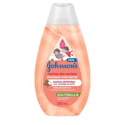 Shampoo Infantil Para Cabelos Cacheados Johnson’s Cachos Dos Sonhos 200ml
