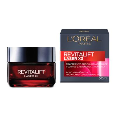 Creme Hidratante Facial Anti-idade L’oréal Paris Revitalift Laser X3 Diurno 50ml