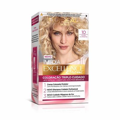 Tintura Permanente Imédia Excellence De L’oréal Paris 10 Louro Clarissimo