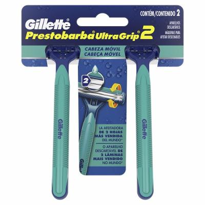 Aparelho Barbear Gillette Prestobarba Ultragrip Move Com 2