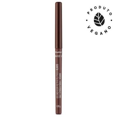 Delineador Retrátil Para Olhos Panvel Make Up Marrom