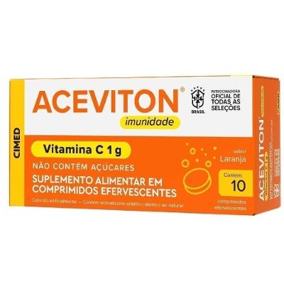 Aceviton Vitamina C 1g 10 Comprimidos Efervescente