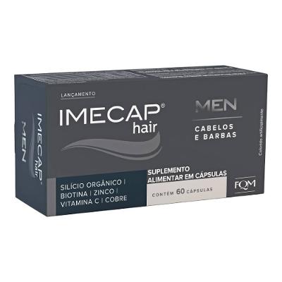 Imecap Hair Men Vitaminas Para Cabelos E Barbas Do Homem 60 Cápsulas
