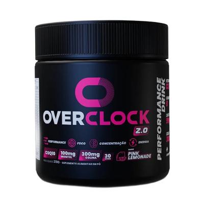 Suplemento Alimentar Overclock 2.0 Pink Lemonade 30 Doses 210g
