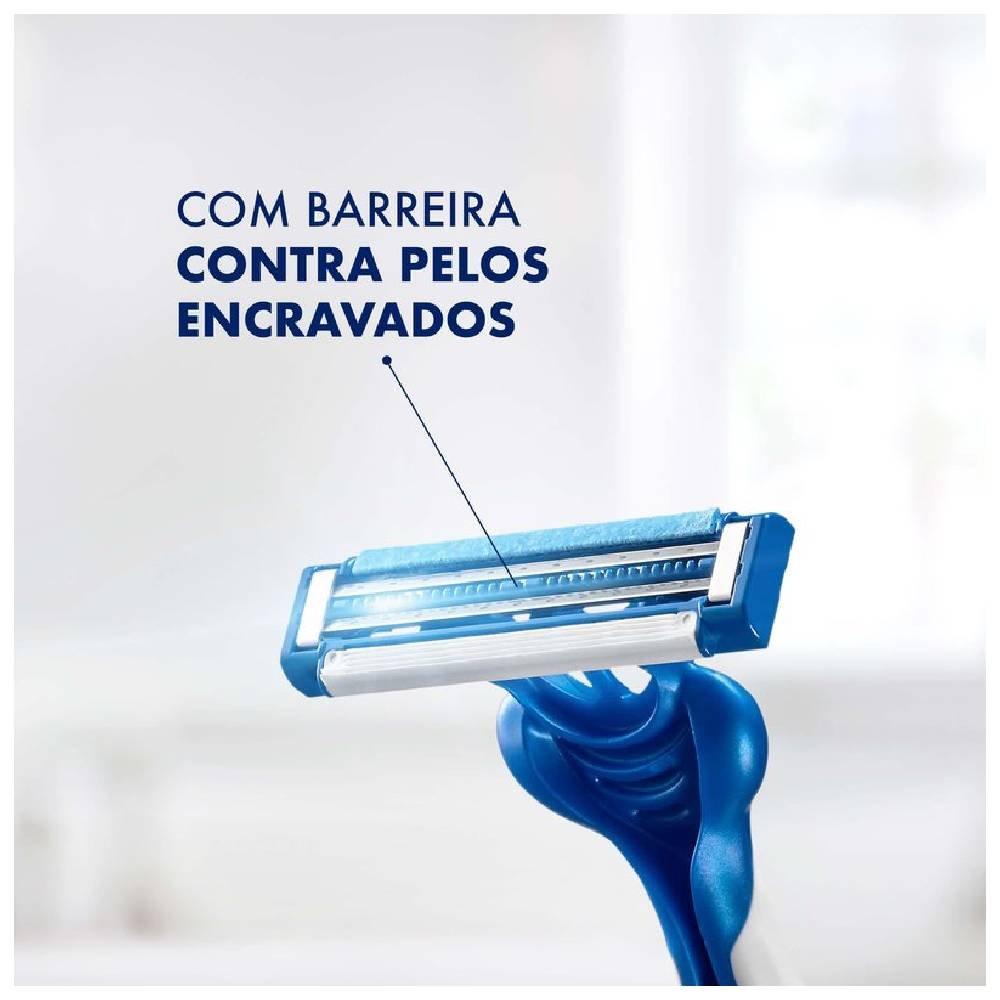 Aparelho Barbear Descartável Gillette Prestobarba 3 Derma Protecão Com Duas Unidades - 1