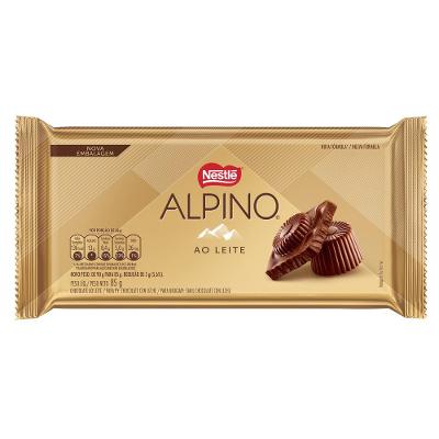 Chocolate Em Barra Alpino Ao Leite 85g