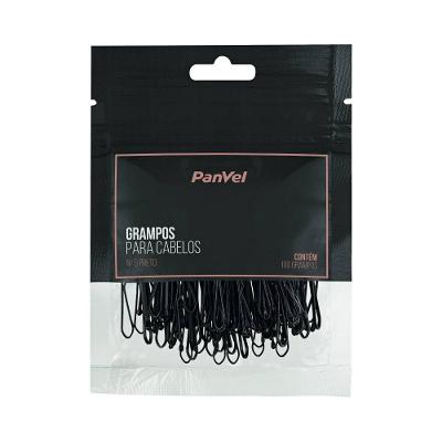 Grampo Para Cabelos Panvel Acessórios Preto 100 Unidades