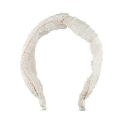 Tiara Para Cabelo Tecido Manteiga Entrelaçada Panvel Acessórios Verão Romântico Vibrante