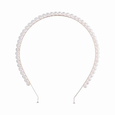 Tiara Para Cabelos De Metal Com Pérolas Panvel Acessórios Coleção Verão Romântico Vibrante