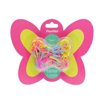 Elástico De Silicone Colorido Coleção Infantil Panvel Acessórios Com 100 Unidades