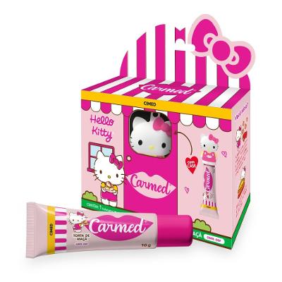 Hidratante Labial Carmed Hello Kitty Torta De Maçã 10g