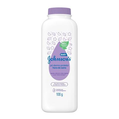 Talco Pó Dermo Protetor Johnsons Baby Hora Do Sono 100 G