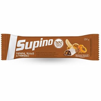 Barra Supino Banana Nozes Damasco Zero 24g