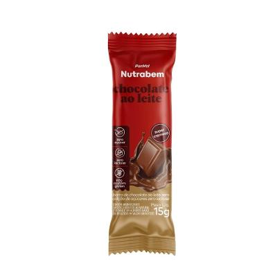 Chocolate Ao Leite Zero Açucar Panvel Nutrabem 15g Av