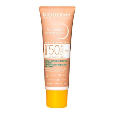 Protetor Solar Facial Bioderma Photoderm Cover Touch Mineral Fps 50+ Cor 3.0 40g