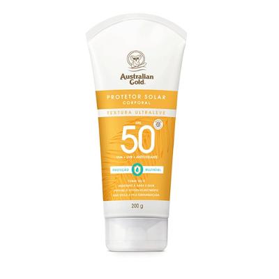 Protetor Solar Australian Gold Gel Creme Toque Seco Fps 50 200g
