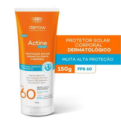 Protetor Solar Corporal Actine Fresh Fps60 150g