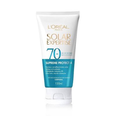 Protetor Solar Corporal L’oréal Paris Solar Expertise Supreme Protect 4 Fps 70, 120ml